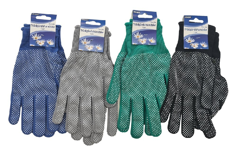 Handske trädgård/arbets polyester ONE SIZE