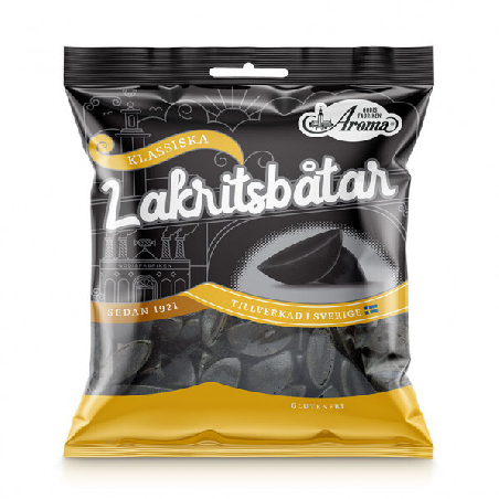 Aroma Lakritsbåtar 125g