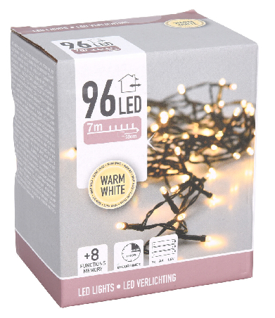 Ljusslinga inne LED 96 lampor