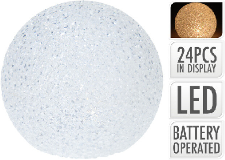 Ledbelysning kula 75 mm