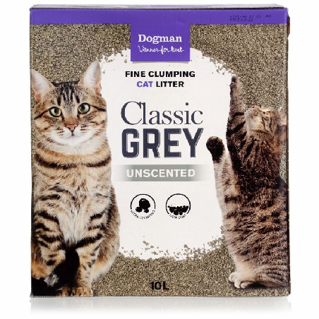 Dogman Kattsand Classic grey Grå 10L