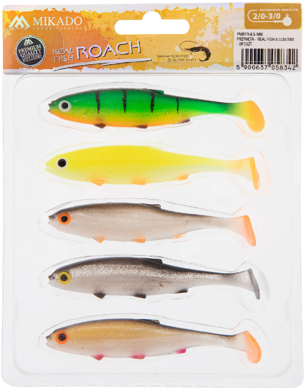 LURE - REAL FISH 8.5cm/MIX - 5 pcs.