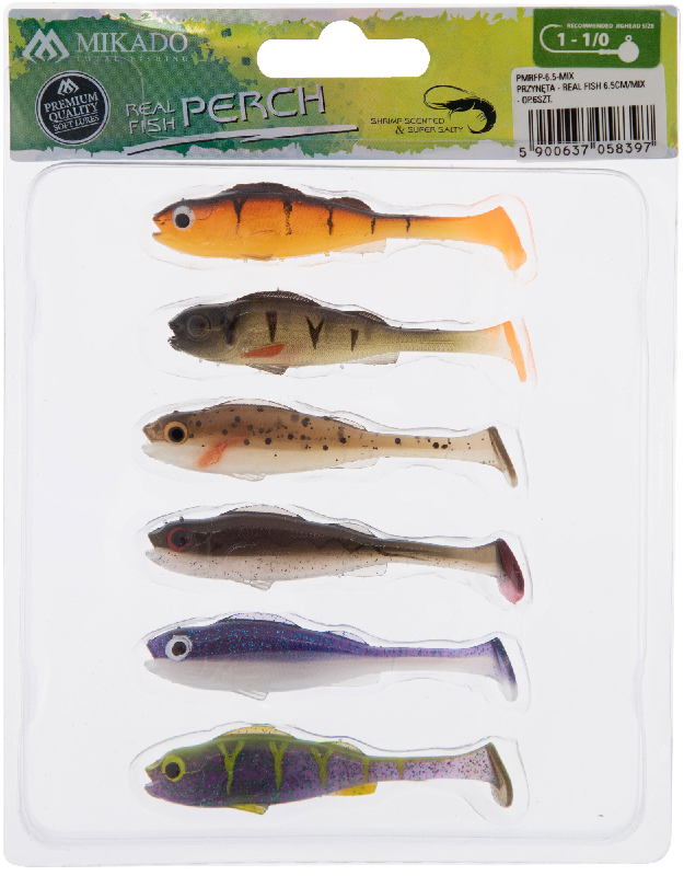 LURE - REAL FISH 6.5cm MIX - 6 pcs.