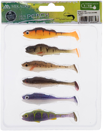 LURE - REAL FISH 6.5cm MIX - 6 pcs.