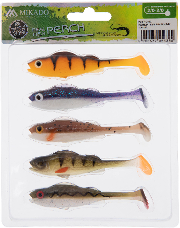 LURE - REAL FISH 8cm MIX - 5 pcs.