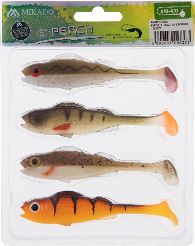 LURE - REAL FISH 9.5cm MIX - 4 pcs.