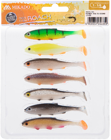 LURE - REAL FISH 7cm MIX - 7 pcs.