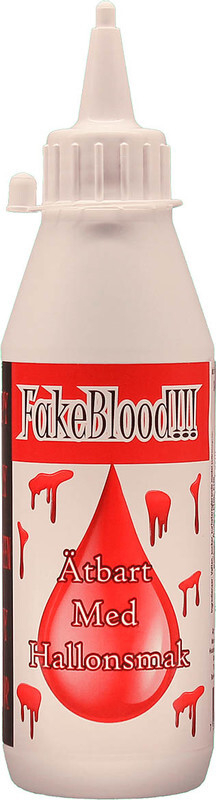 Låtsas Blod 250ml (Ätbart Hallonsmak)