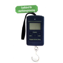 Digital pocketvåg, 25kg