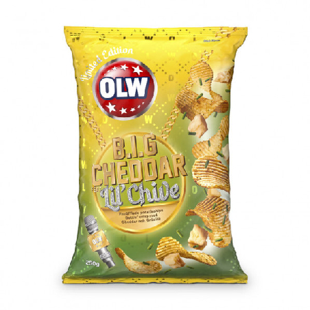 Chips Cheddar Chives  250g