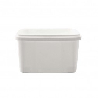 Plastburk 3L Vit (Lock Ingår)