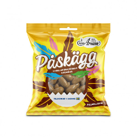 Påskägg Dragérade Skumägg Choklad 90g