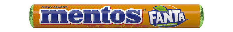 Mentos Fanta Orange rulle 38g