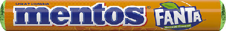 Mentos Fanta Orange rulle 38g