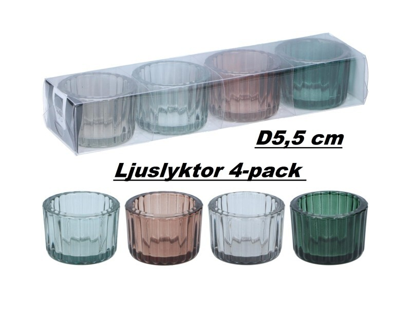 Ljuslyktor 4-pack