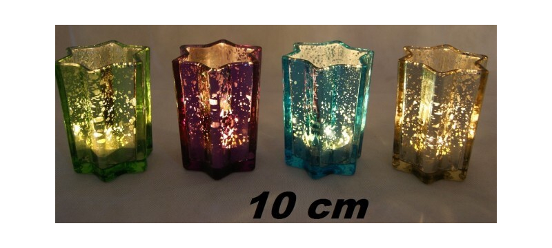 Ljuslykta stjärna 10cm