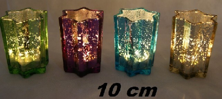 Ljuslykta stjärna 10cm