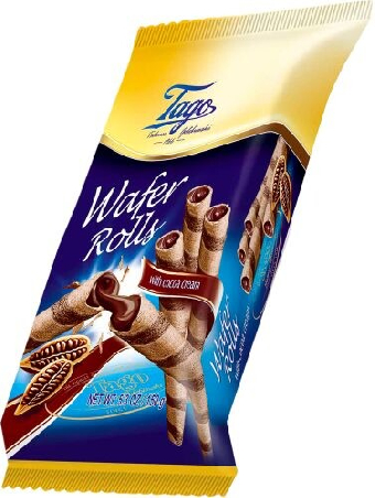 Wafer Rolls choklad 150g