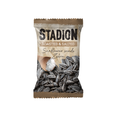 ROSTADE OCH SALTADE SOLROSFRÖN ZEBRA - 100G