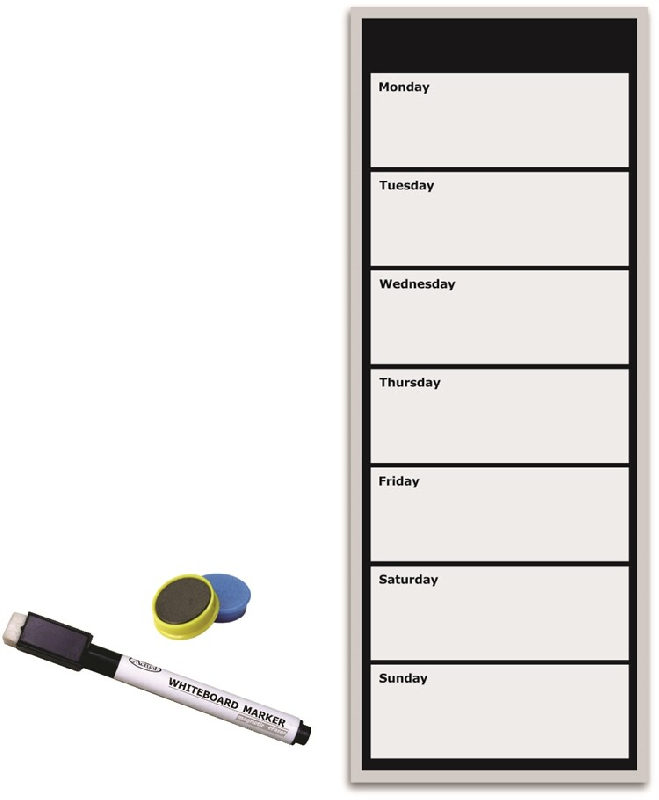 Veckoplaneringstavla "Week Planner" 225x500 mm