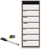 Veckoplaneringstavla "Week Planner" 225x500 mm