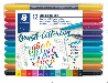 Brush letter duo, 12-p, Double-ended