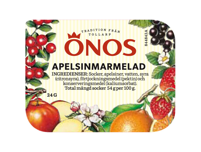 Apelsinmarmelad portion 24g