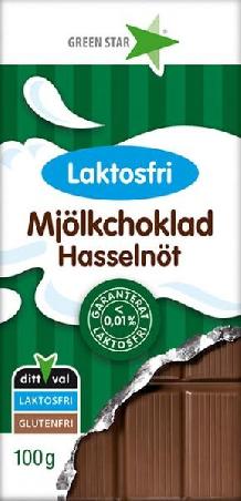 Laktosfri Choklad 100g