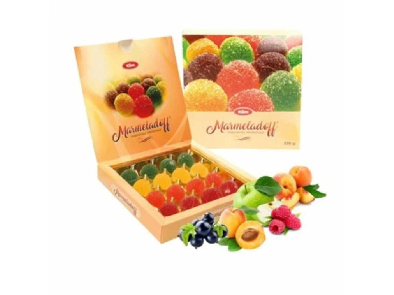 Marmelad kulor box 336 g