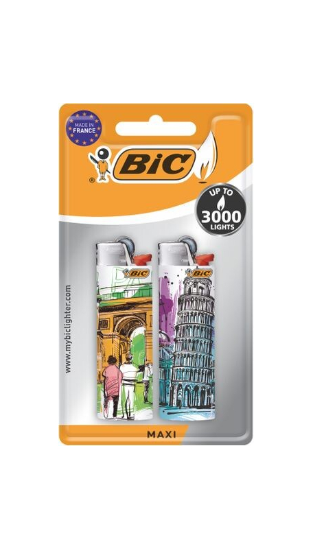 Bic Tändare Motiv J26 2p