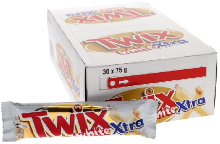 Twix white 75g*30