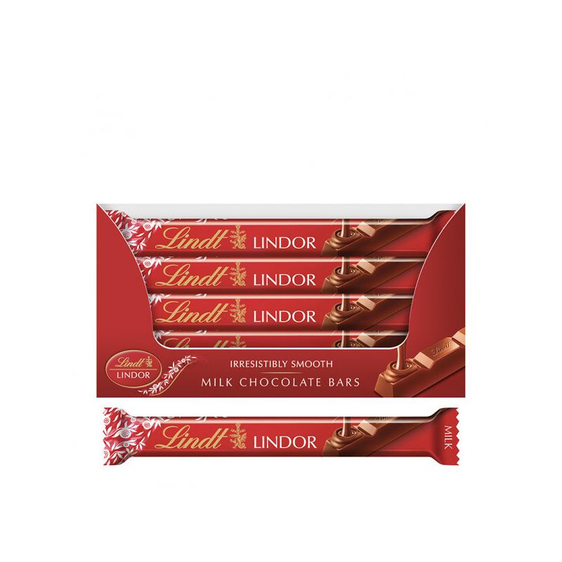 LINDOR Stycksak Mjölkchoklad 24*38g