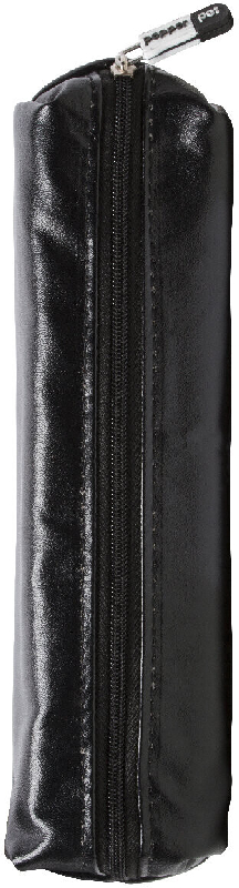 Pennetui Pu 21x5x4cm Svart