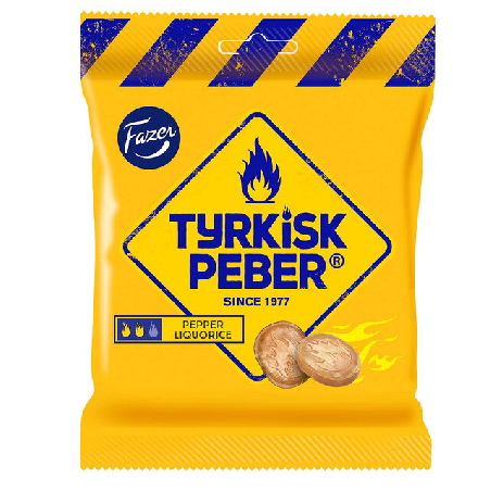 Tyrkisk Peber Liquorice 120g