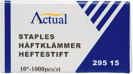 Häftklammer "Actual" 10, 1000