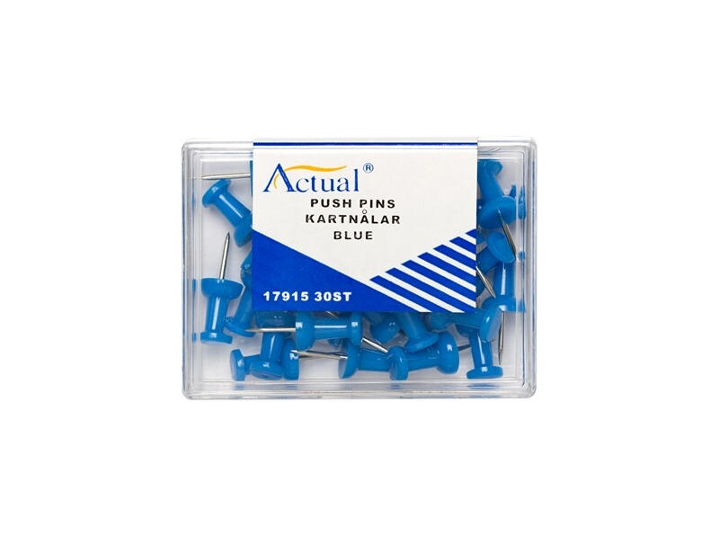 Kartnålar Push Pins 9 mm