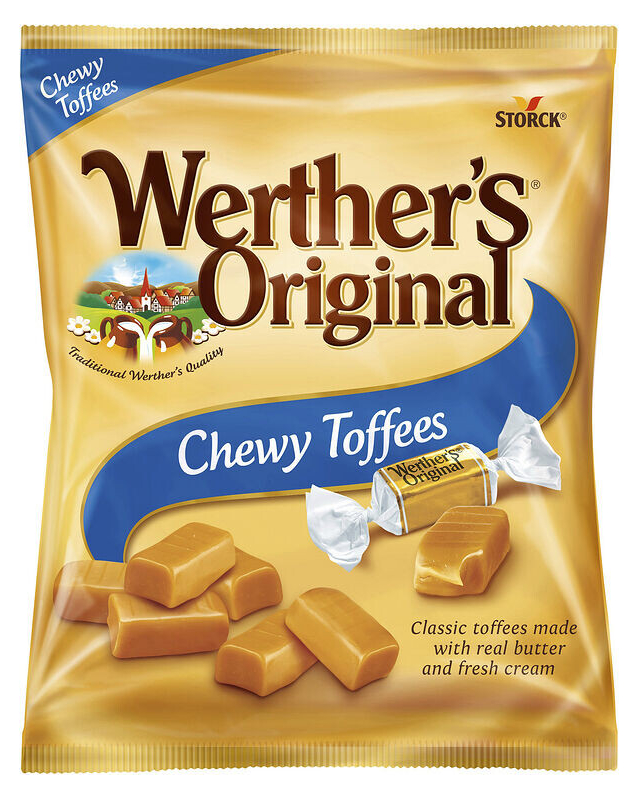 Werther´s Original Creamy Toffees påse 135g