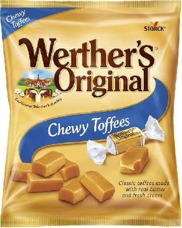 Werther´s Original Creamy Toffees påse 135g