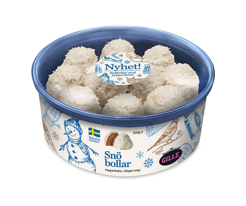 Snöbollar Gille 350g (Säsongsvara jul)