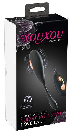 Vibrating E-Stim RC Love Ball