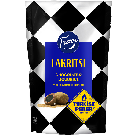 Fazer Lakritsi Choco Tyrkisk Peber 135 g