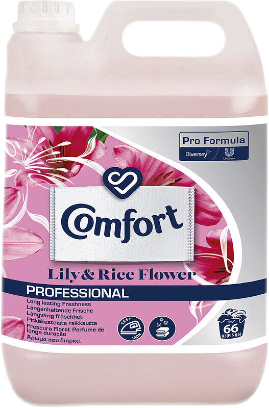 Sköljmedel Comfort Pro Formula Lily and Rice Flower 5L