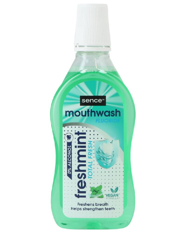 Munskölj Sence Fresh Mouthwash, Freshmint, 500ml
