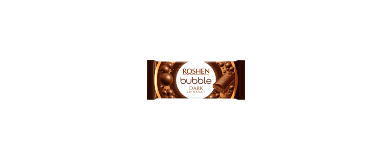 Dark bubble chocolate 80g