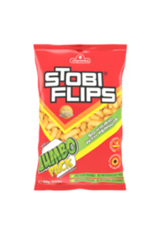 Stobi Flips Jordnötsbågar 150g