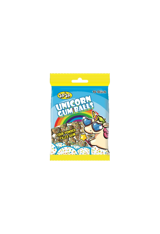 Jojo Unicorn Gum Balls Bubbelgum påse 80g