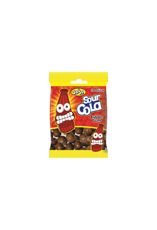 Jojo Sour Cola Bubbelgum Påse 80g