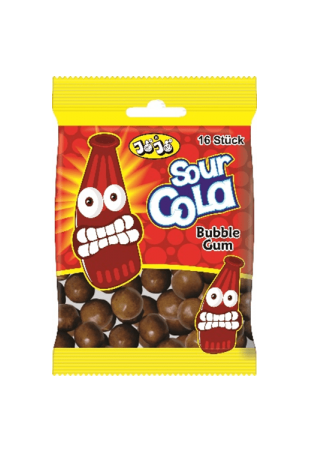 Jojo Sour Cola Bubbelgum Påse 80g