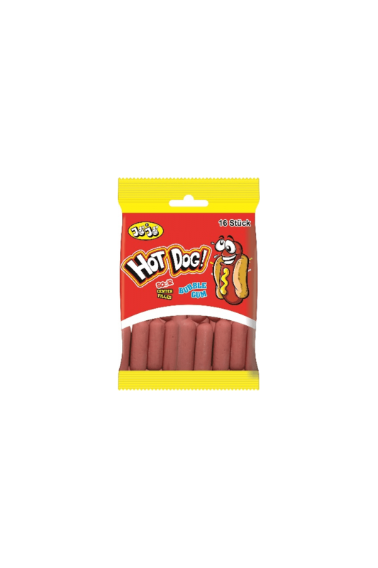 Jojo Hot Dog Bubbelgum Påse 80g