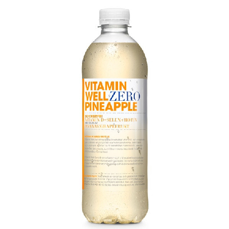 Vitamin Well Zero Pinapple 50cl (Ink Pant)